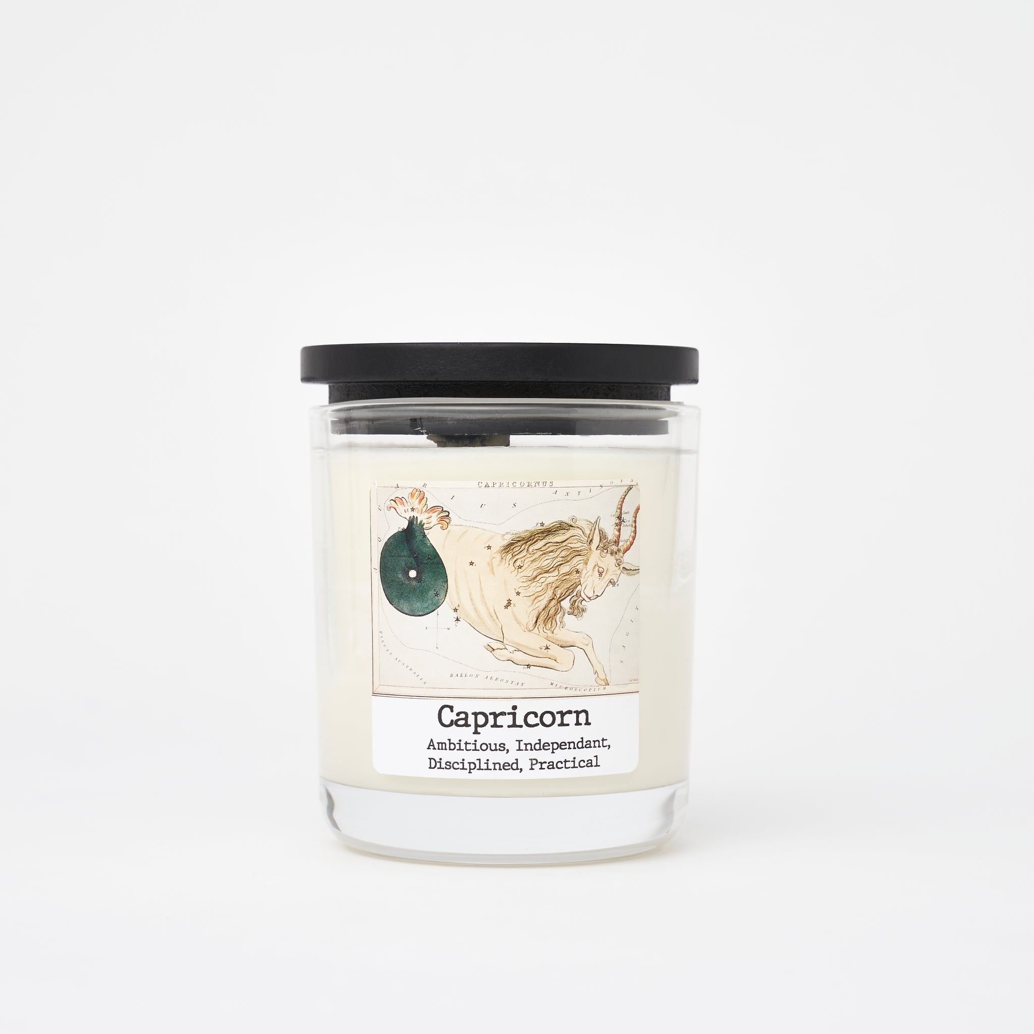 Capricorn Crystal Candle