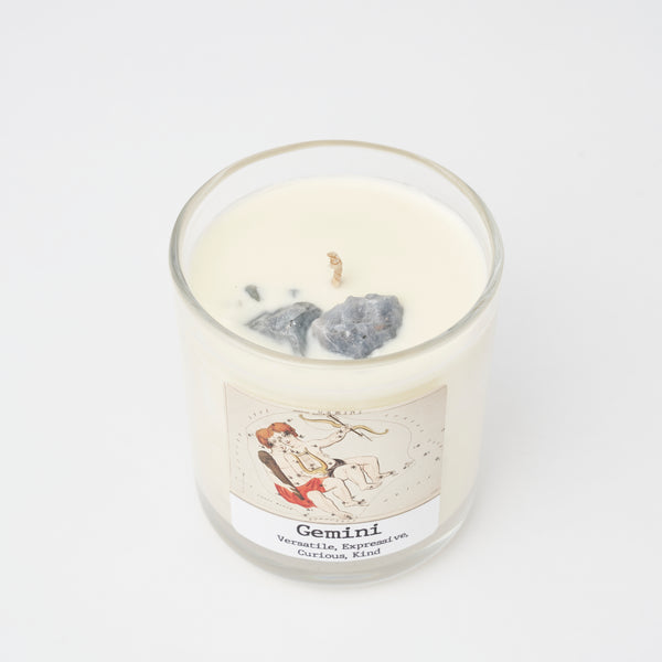 Gemini Crystal Candle