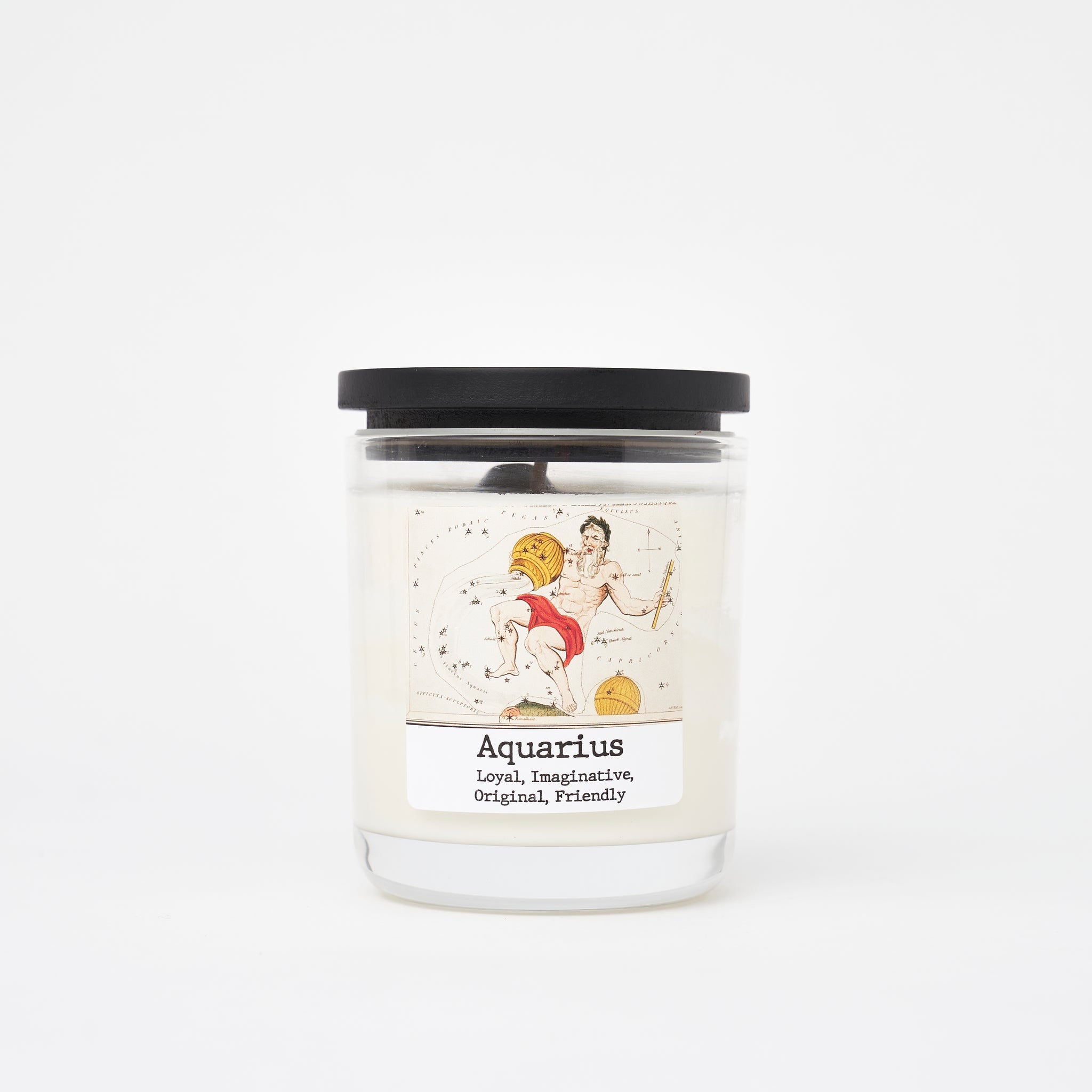 Aquarius Crystal Candle