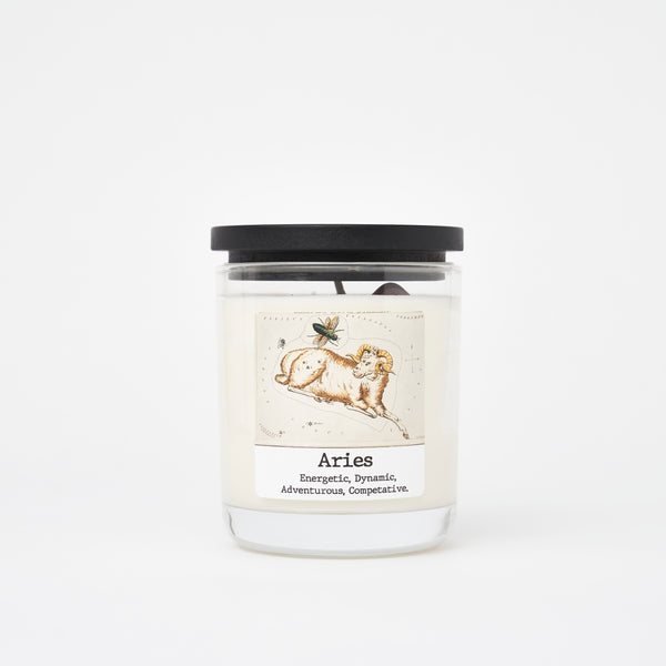 Aries Crystal Candle