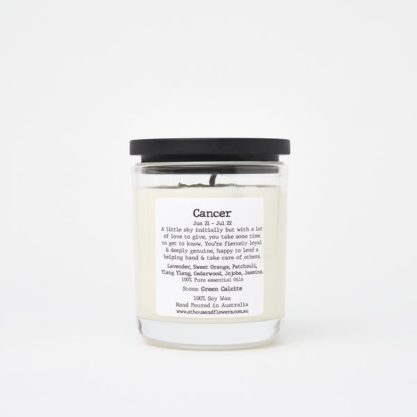 Cancer Crystal Candle