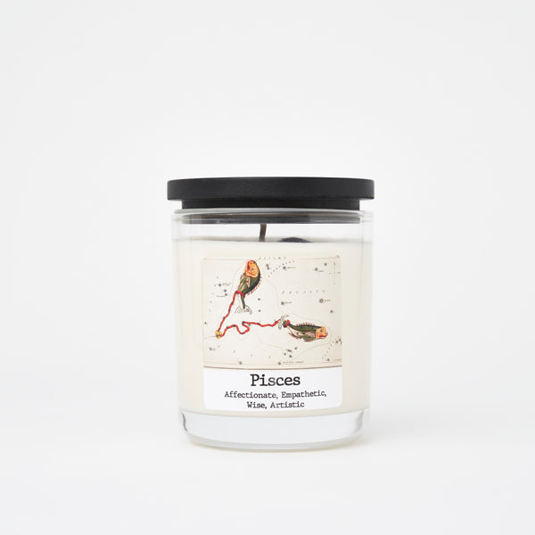 Pisces Crystal Candle