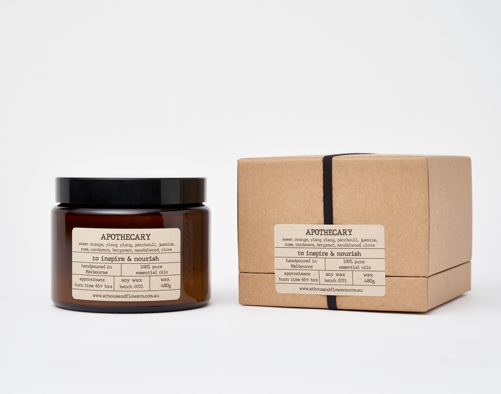 To Inspire and Nourish Apothecary Candle