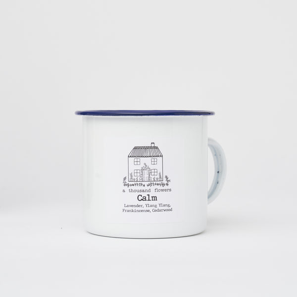Calm Enamel Mug Candle
