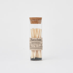 40 Black Apothecary Matches