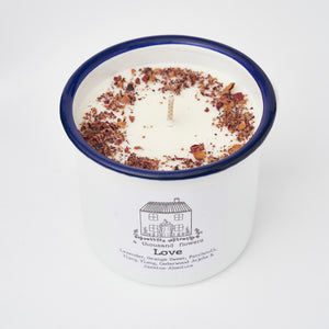 Love Enamel Mug Candle