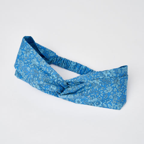 Emily Blue Turban Headband