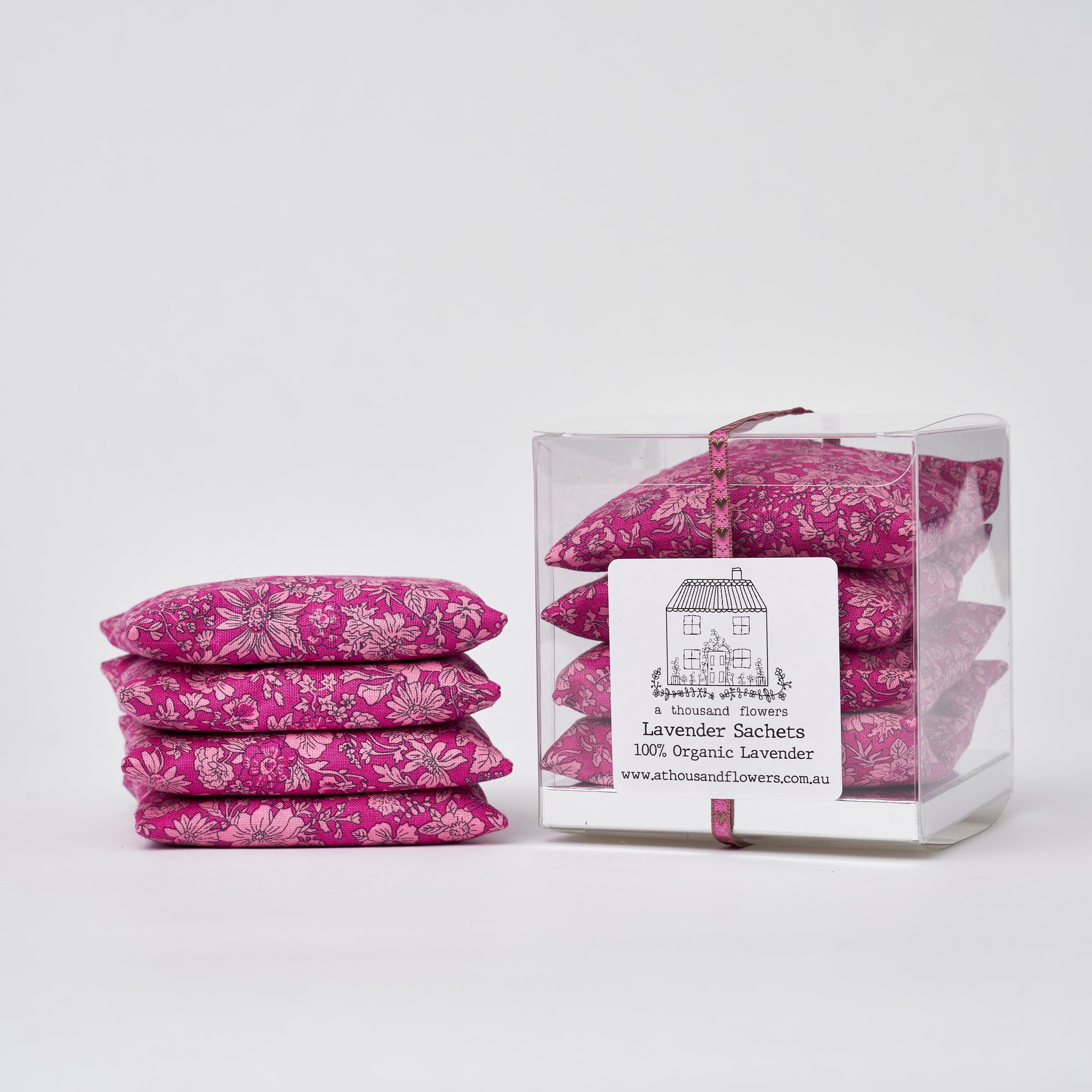 Emily Pink Lavender Sachet Gift Box Pink