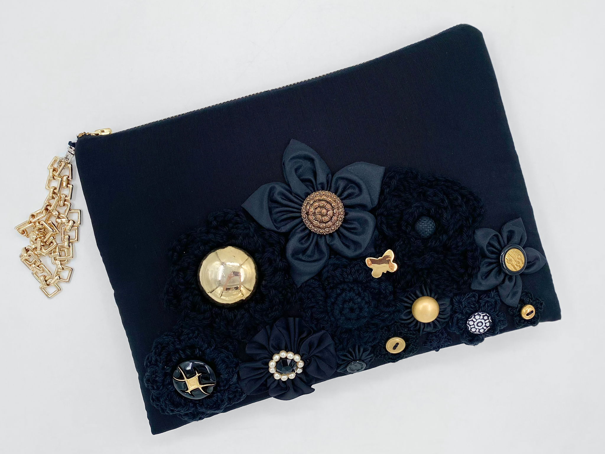 Coco Black Clutch Bag