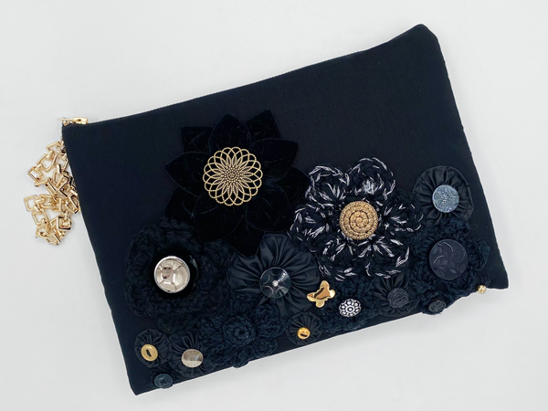 Coco Black Clutch Bag