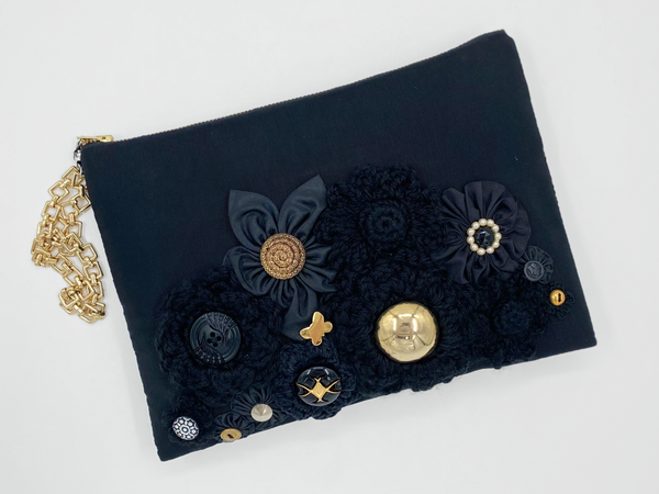 Coco Black Clutch Bag