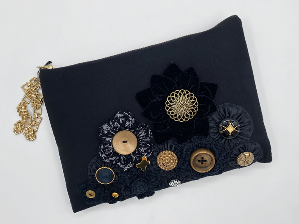 Coco Black Clutch Bag