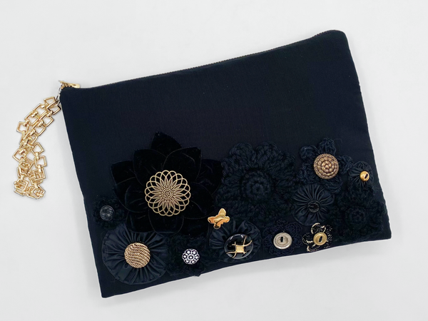 Coco Black Clutch Bag